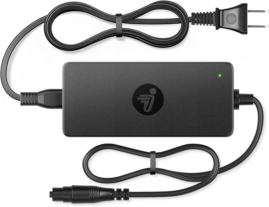 UL&CE Listed 53.6V 3.9A Fast Charger Power Adapter Compatible with Segway Ninebot MAX G3, F3, F3 Pro, GT3, ZT3 Pro for 48V Lithium Battery Power Supply Original Charger Replacement