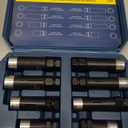 8 Piece Spline Lug Nut Master Key Set,Universal Locking Lug Nut Removal Tool for 5, 6, 7, 12 Spline & Hex Wheel Locks,Cr-Mo Steel