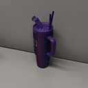 IRON FLASK Co-Pilot Insulated Mug w/Straw & Flip Cap Lids - Cup Holder Bottle for Hot, Cold Drink - Leak-Proof - Water, Coffee Portable Travel Mug - Aurora, 40 Oz