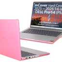mCover Case ONLY Compatible for 2025-2026 14" Dell Pro 14 Plus PB14250 PB14255 and Pro 14 PC14250 PC14255 Windows PC (NOT Fitting Any Other Dell Models)- Pink