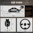 150HP Hydraulic Outboard Steering Kit, Marine Hydraulic Steering System with Bi-Directional Locking Cylinders and High Strength Nylon Hose, Single Station, Single Engine Use