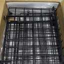 JKsmart 2-Tier Stackable Can Rack Organizer for Pantry, Adjustable Can Dispenser Holds Up to 62 Cans, Can Storage Holder for Various Ounces of Canned Food Soda Drinks, Black, 2 Pack (Petent Pending)