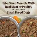 Merrick Lil Plates Grain Free Dinner Duos Soft Natural Wet Small Dog Food Variety Pack, Beef and Chicken - (Pack of 12) 3.5 lb. Tubs (EXP 12/01/26)