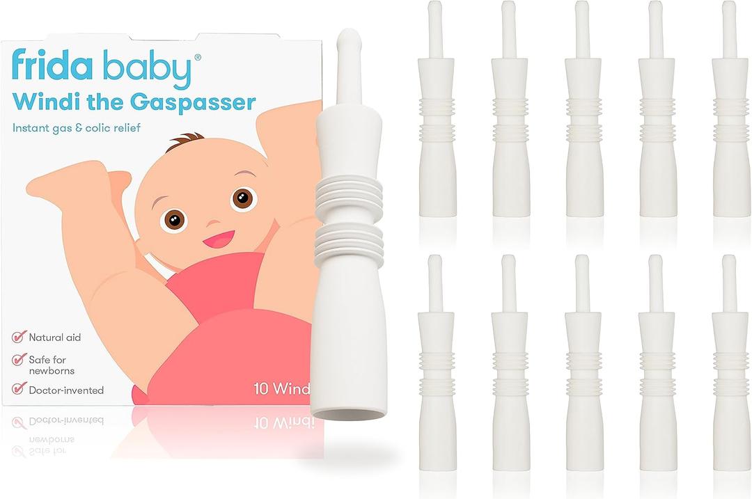 Frida Baby Windi Gas Passer, Baby Gas Relief and Colic Baby Relief, Baby Constipation Relief, 10 Count