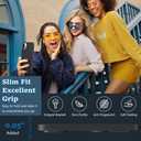 Compatible for Oneplus 13S / 13T Phone Case with Screen Protector, 360 Rotatable Folding Hidden Kickstand/Stand Silicone TPU Protective Cover Case for Oneplus 1+ 13S/13T 5G 2025 - Black