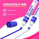 Chalkola Dry Erase Markers Bulk (60 Pack, 12 Vibrant Colors) | Chisel Tip WhiteBoard Markers, Dry Erase Pens - White Board Pens for Kids, Teachers - Home, Office, School Classroom Supplies