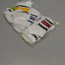 6 Pairs Retro Stripe Tube Socks Classic Athletic Sport Running Crew Casual Cotton Novelty Socks for women Girls 7-11