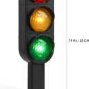 TOYANDONA 7.8 inch Traffic Light Signs Toy Multicoloured Simulation Road Light Safety Traffic Maker Crosswalk Signal Model Toy for Kids Birthday Education Gifts