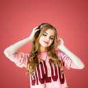 LORELEI X6 Over-Ear Headphones with Microphone, Lightweight Foldable & Portable Stereo Bass Headphones with 1.45M No-Tangle,Wired Headphones for Smartphone Tablet MP3 / 4 (Black-Red)