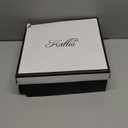 mysoft Women's Cowboy Knee-High Boots Pointed Toe Mid Chunky Heel Pull On Slouchy Boots with Zippers (9.5, Black)