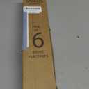 SHACOS Round Placemats Set of 6 Washable 15 inch Variegated Braided Round Place Mats Kitchen Table Mats (Rainbow Brown, 6)