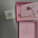 Swarovski Collier Teddy Bear Pendant Necklace Pink Crystals Rose Gold, Tone Finish Plaqué Or Rose