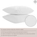 Bioweaves 100% Organic Cotton Breathable Pillow Protectors GOTS Certified with Zipped Closure Toddler - 13 x 18, 2-Pack