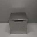 Piggy Bank for Adults Must Break to Open Stainless Steel Money Box Metal Saving Bank Unbreakable Savings Box Money Bank Cash Coin Jar 4.72 inch (Silver)