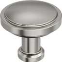 Amerock Faircrest 1-1/4 inch (32mm) Diameter Satin Nickel Cabinet Knob, BP37460G10