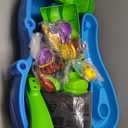 Step2 Rain Showers Splash Pond Water Table with Cover, Kids Water and Sand Activity Sensory Playset, Summer Outdoor Toys, 13-Piece Water Toy Accessories, For Toddlers 1.5+ Years Old, Blue & Green