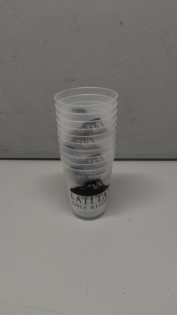 Plastic Party Cups Lajitas Gold Resort (Pack Of 10)