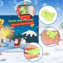 BATTOP Advent Calendar 2025, 24 Days Mochi Animals Squishy Toys for Kids,Toddlers, Christmas Countdown Calendar Toy for Boys Girls, Christmas Party Favor Gifts (blue)