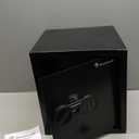 Bonsaii Safe Box with Electronic Keypad, Steel Security Lock Box with Key, 0.23 Cubic Feet, 9.06" W x 6.69" D x 6.69" H, Small Hidden Safe for Cash Jewelry