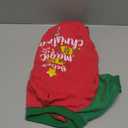 EXPAWLORER Christmas Dog Pajamas for Medium Large Dogs, Soft Dog Christmas Outfit Clothes, Xmas Pet Sweater Puppy Winter Jumpsuit Holiday Costume PJS with Cute Pattern