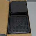 Bed Risers Furniture Risers Heavy-Duty Rectangular Adjustable Block Lift to 3 inches and 4.3 inches Desk, Sofa, Chair Legs, Refrigerator, Washing Machine Support up to 4000 pounds (Square-black-4 Pack)