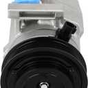 ECCPP A/C Compressor with Clutch 2011-2015 Fit for Chrysler 300 for Jeep Grand Cherokee for Dodge Durango Challenger Charger 3.6L AC Compressor Fast Cooling 6 Grooves