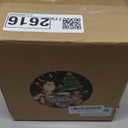 LAWOHO Christmas Lighted Gift Boxes Set of 3 Gold Present Boxes with Bow-Knot Battery &USB Powered Light up Box Decorations for Christmas Home Indoor Outdoor Holiday Decoration