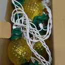 8.5Ft Pineapple String Lights, Fairy String Lights with 10 Fanny Pineapple Lights for Patio Home Wedding Party Bedroom Birthday Hawaiian Tropical Tiki Decoration