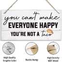 Funny Wood Decor, Affirmation Sign, You Can't Make Everyone Happy You're Not A Taco Sign, Decorative Hanging Wall Plaque Wood Sign, Office Wall Decor, Positive Home Decor, Farmhouse Wood Sign