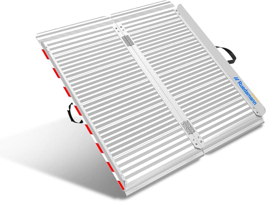 Ruedamann 3FT Portable Wheelchair Ramp, 33" Wide, 1000 lb Capacity