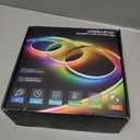 MIWISE RGB Smart IC COB LED Strip Light,20ft Color Chasing Flexible LED Tape Light,WS2811 Addressable RGB Strip with APP Control/Music Mode,Work with Alexa/Google,for Party/Home DIY Lighting Projects