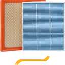 Engine Air Filter&Cabin Air Filter Combo Pack-Compatible with Subaru Ascent 2019-2025,Crosstrek 2018-2023,Impreza 2017-2025,Legacy 2020-2025,Outback 2020-2025-CF12157&CA12295