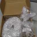 Soulchen 20 ft Christmas Tree Ice Wire Clear Garland with 12 Pcs Butterflies, Bead Acrylic String Crystal Garland Strands for Xmas Tree Wedding Birthday Party Decoration