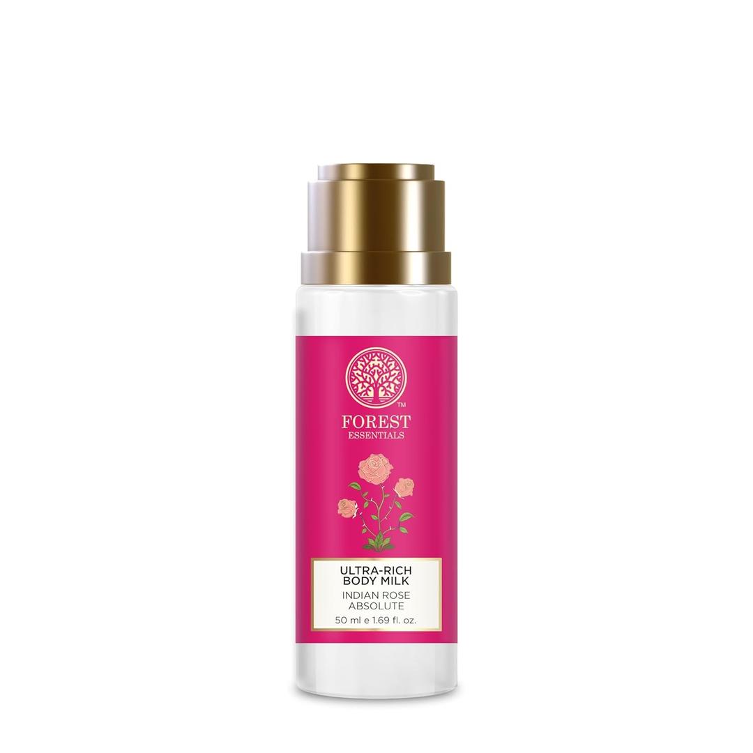 Forest Essentials Ultra Rich Body Lotion, Indian Rose Absolute, 50ml