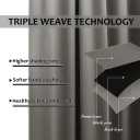 NICETOWN Bedroom Curtain for Patio Room Darkning, Thermal Insulated Rustproof Grommet Top Blackout Indoor Bedroom Vertical Drape Privacy for Gazebo/Pergola, Sand, W84 x L95, 1 PC