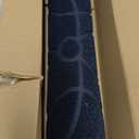 DEXI Front Door Mat Outside Entrance, Heavy Duty Non Slip Low Profile Doormat for Entryway, Trap Dirt and Moisture Welcome Mats, Easy Clean, Patio, Garage, 3x2, Blue (Navy)