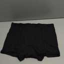 Thinx Ultra-Soft Period Underwear, Overnight Boy-Shorts Leakproof, Holds Up to 12 Regular Tampons*, Period Underwear for Women, Reusable & Controls Odor, Black, Extra Large 