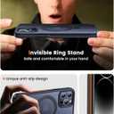 360 Rotatable Magnetic Stand for iPhone 14 pro max Case Compatible with Mag-Safe 16FT Military Drop Protection, Anti-Scratch/Fingerprint Shockproof iPhone 14 pro max Phone Case(Matte-Black)