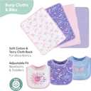 The Peanutshell Baby Layette Gift Set for Girls, Newborn Girl Gift Sets, Baby Clothes & Essentials, Purple Butterfly