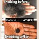 BASK & LATHER Replenish Conditioner Deep Hydrating, Natural Formula for Elasticity & Detangling, Silicone-Free, Paraben-Free, Color-Safe, 8oz