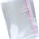 15' x 20' Clear Cellophane Resealable Plastic OPP Self Seal Poly Bags for Apparel, Party, Wedding, Gift (15x20 inch, 100Pcs)
