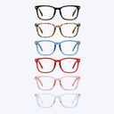 CCVOO 6 Pack Blue Light Blocking Reading Glasses, Anti Headache/Glare/Eye Strain Readers Computer Eyeglasses Women/Men (6 Pack Mix,1.25)