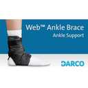 Darco Web Ankle Brace with Bungee Closure Size Medium -Womans Shoe 9.5-11 Mens -7.5-10