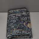 Floral Washable 6x9 Area RugDark Green Boho Rugs for Living Room, Soft Low-Pile Non-Slip Stain Resistant & Non-Shedding Carpet for Bedroom, Dining Room, Office, Entryway, Nursery