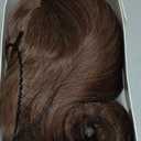 MAGQOO Brown Wigs Women Short Brown Mixed Wig with Bangs Retro Bouffant Beehive Wigs 60s 70s 80s Costume Cosplay Halloween Party with Wig Cap