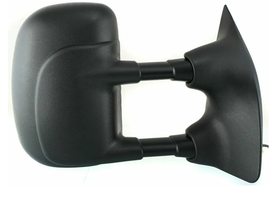 Towing Mirror Passenger Side without Auto-Dimming with Blind Spot Glass Textured Black Manual Folding Non-Heated FO1321196 1C3Z17682FAA