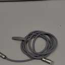 LISEN USB C to Lightning Cable, Chubby 240W 4 in 1 Charging Cable 6.6FT, USB A/C to C/Lightning with Light iPhone Charger for iPhone 17 16 15 14 Pro Max/M5 MacBook Air Pro/iPad/Samsung S25/Switch/PS5 (Grey)