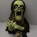 JOYIN Halloween Decoration Outdoor Zombie Groundbreaker, Halloween Outside Zombie Decor with Sound and Flashing Eyes, Scary Groundbreaker for Yard Lawn Graveyard Decorations, Haunted House Prop