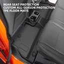 JOYTUTUS Floor Mats Compatible with Gladiator JT 4-Door 2020-2026 (Not for 2-Door), All Weather Protection Floor Mats, Floor Liners Front & Rear Complete Set, Custom Fit
