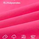 Hvididan Girls Tennis Skirts A-line Skorts Golf Skirts Layered Ruffle Athletic Skirts with Pockets Rose Pink 13-14 Years